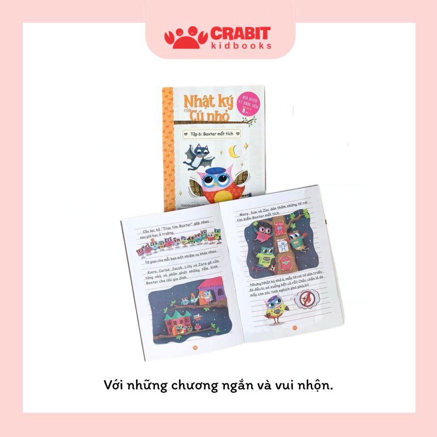 Bộ sách Nhật Ký Của Cú Nhỏ - Bộ 06 cuốn