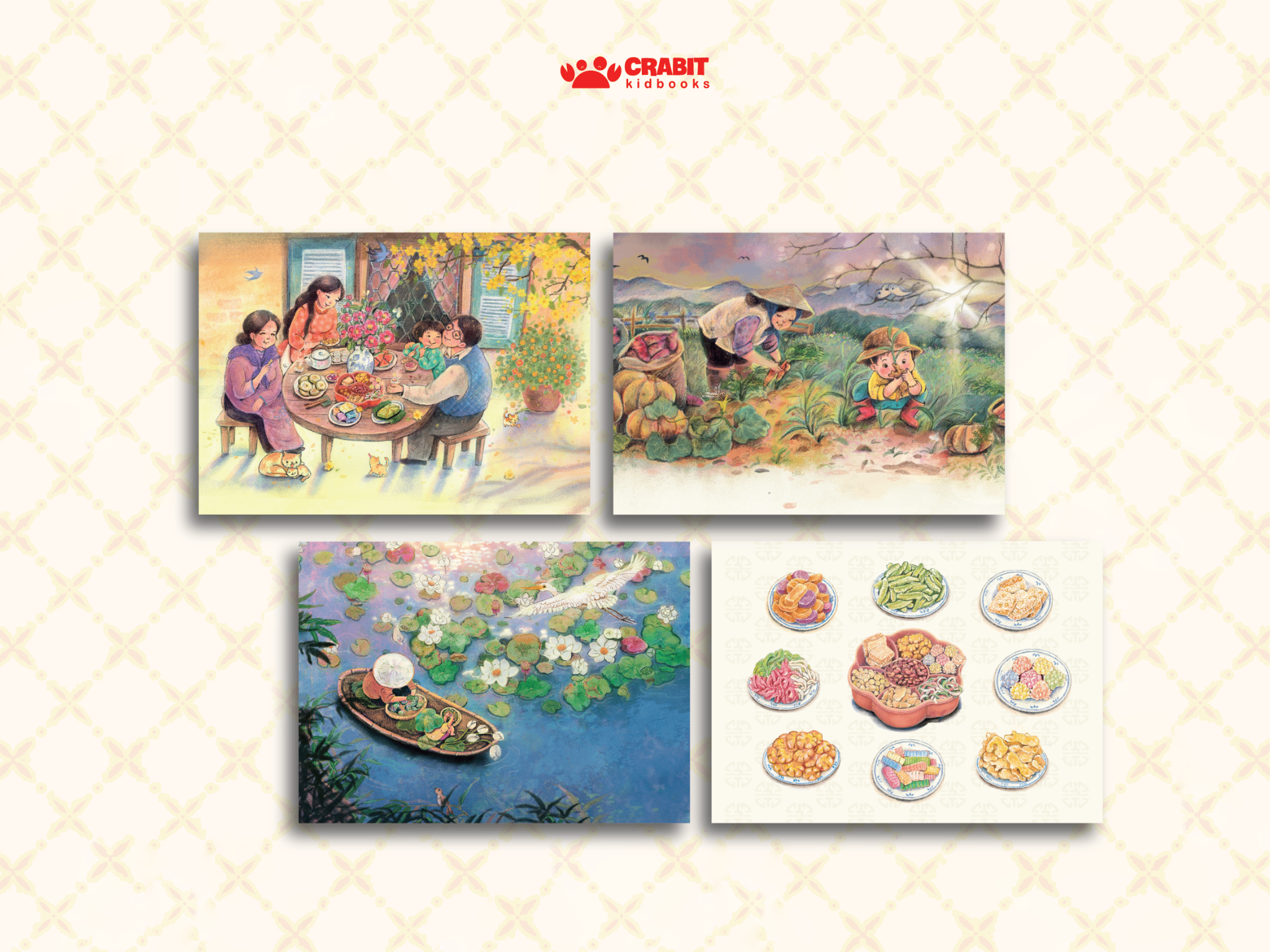 Bộ sách Tết - Hương vị Ngày Xuân - Combo 2 quyển tặng merch