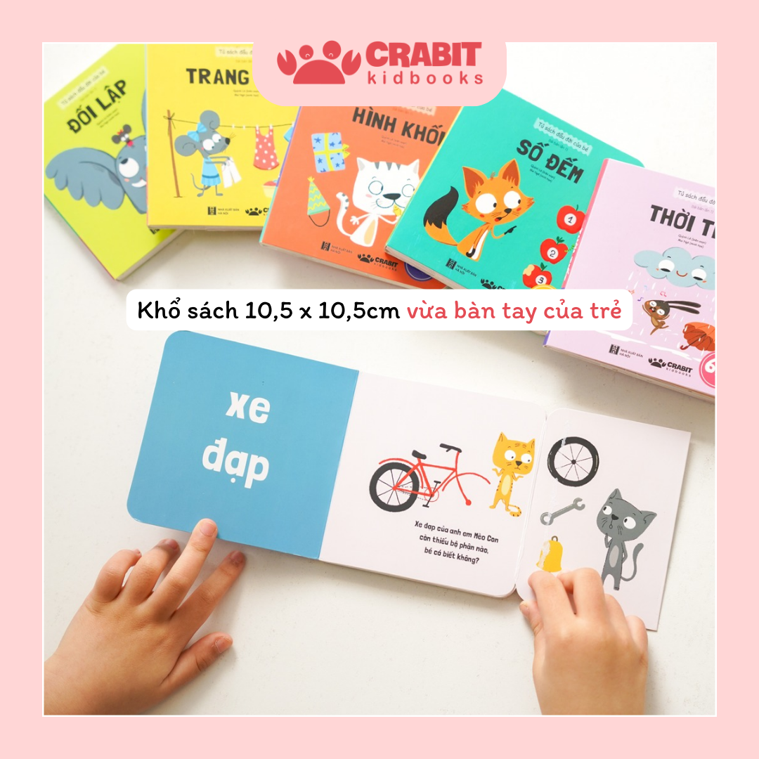 Bộ sách phát triển trí não, giúp bé chơi ngoan ngủ ngoan