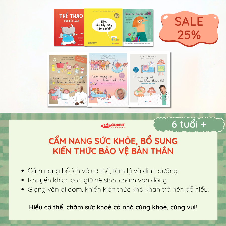 CẨM NANG SỨC KHỎE, BỔ SUNG KIẾN THỨC BẢO VỆ BẢN THÂN