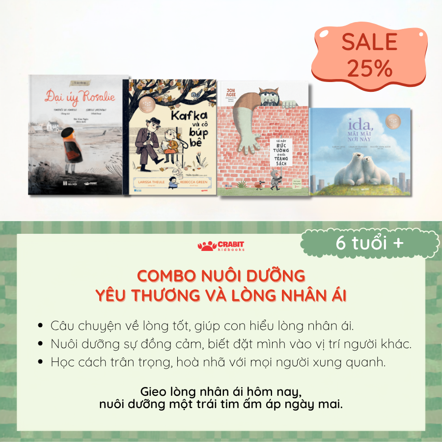 COMBO NUÔI DƯỠNG YÊU THƯƠNG VÀ LÒNG NHÂN ÁI
