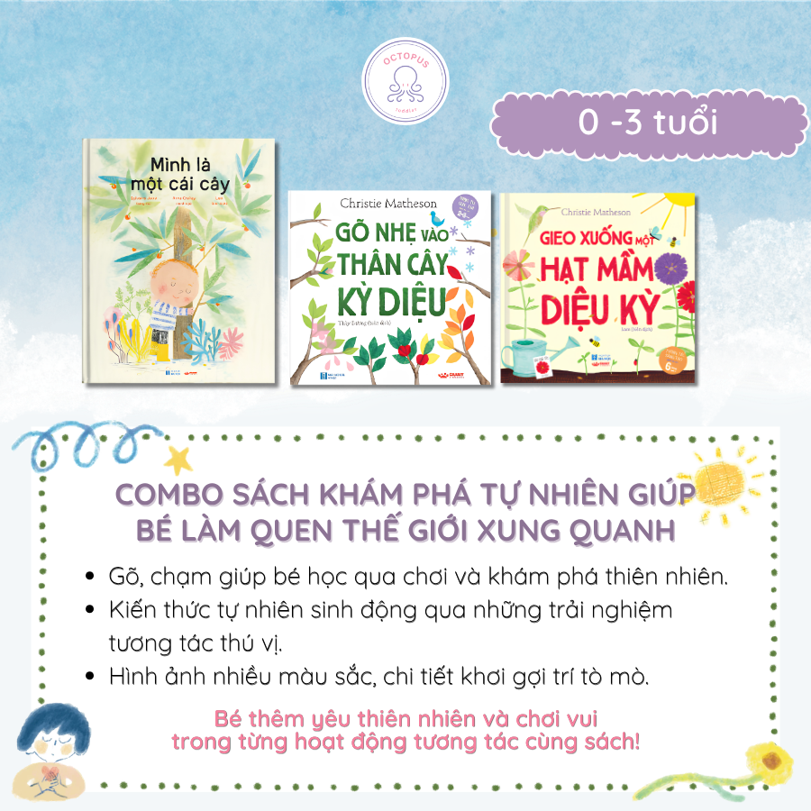 COMBO SÁCH KHÁM PHÁ TỰ NHIÊN - GIÚP BÉ LÀM QUEN THẾ GIỚI XUNG QUANH