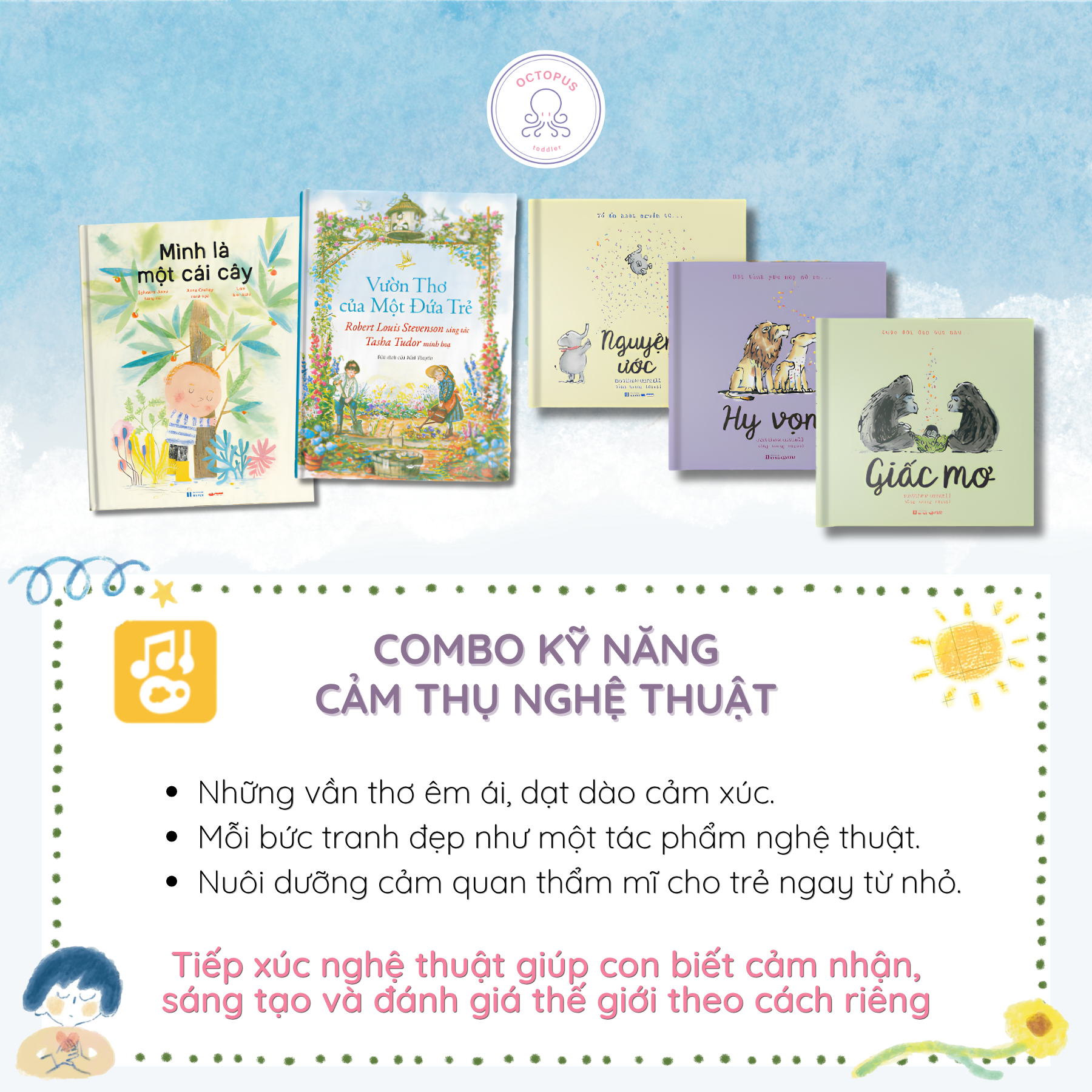 TRỌN BỘ 6 NHÓM SÁCH PHÁT TRIỂN KỸ NĂNG CHO TRẺ 0-5 TUỔI