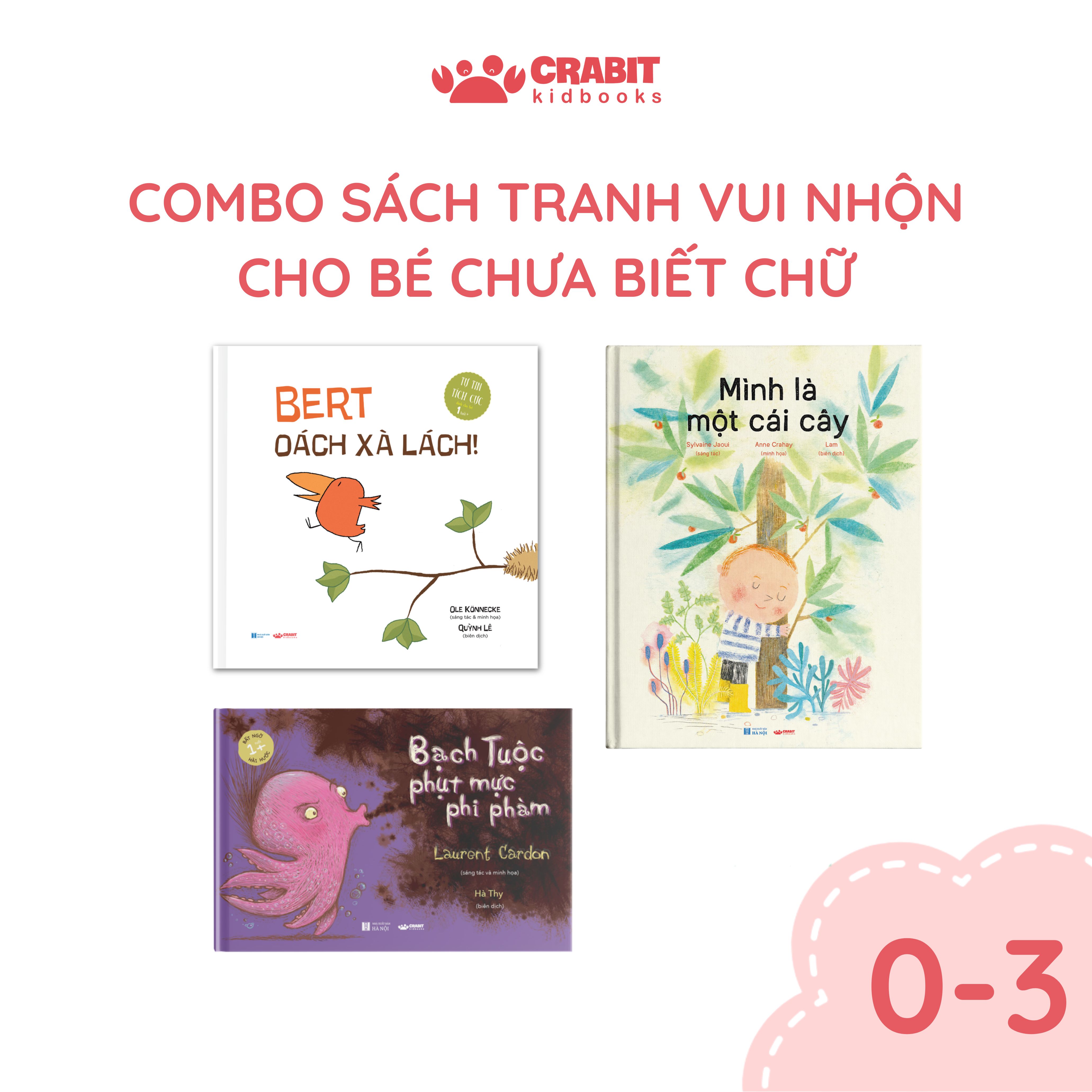 COMBO SÁCH TRANH VUI NHỘN CHO BÉ CHƯA BIẾT CHỮ