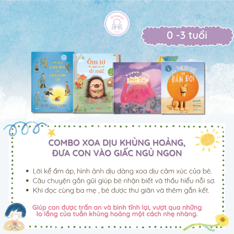 COMBO XOA DỊU KHỦNG HOẢNG, ĐƯA CON VÀO GIẤC NGỦ NGON