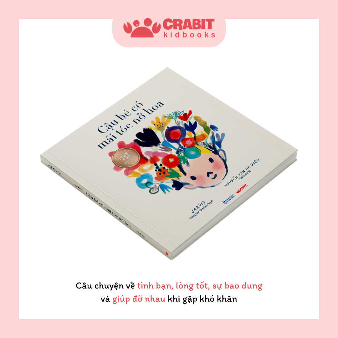 Cậu bé có mái tóc nở hoa - Sách chạm chữ