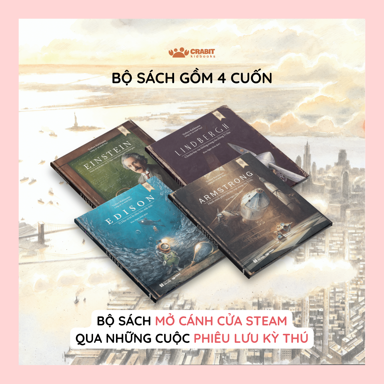 Hội chuột thiên tài - Bộ truyện ứng dụng phương pháp giáo dục tiên tiến hàng đầu STEAM - Bộ 4 cuốn