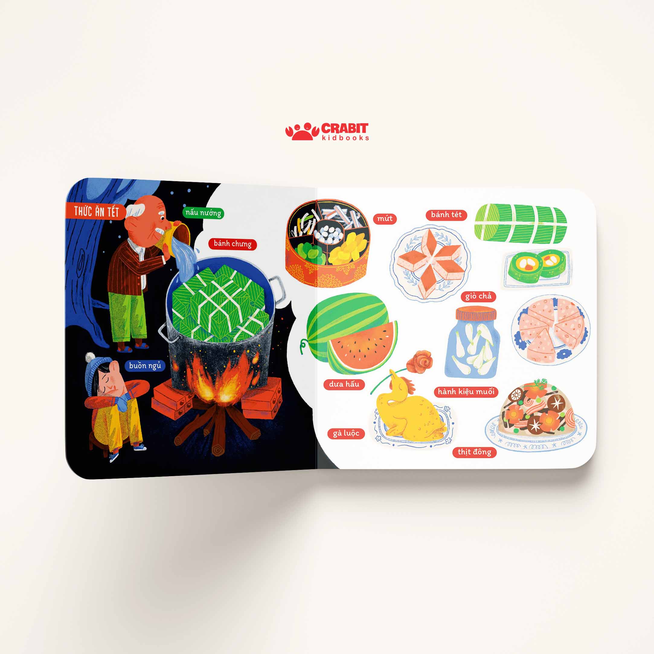 Combo sách kèm merch - Tết là nhất - 100 từ vựng đầu đời
