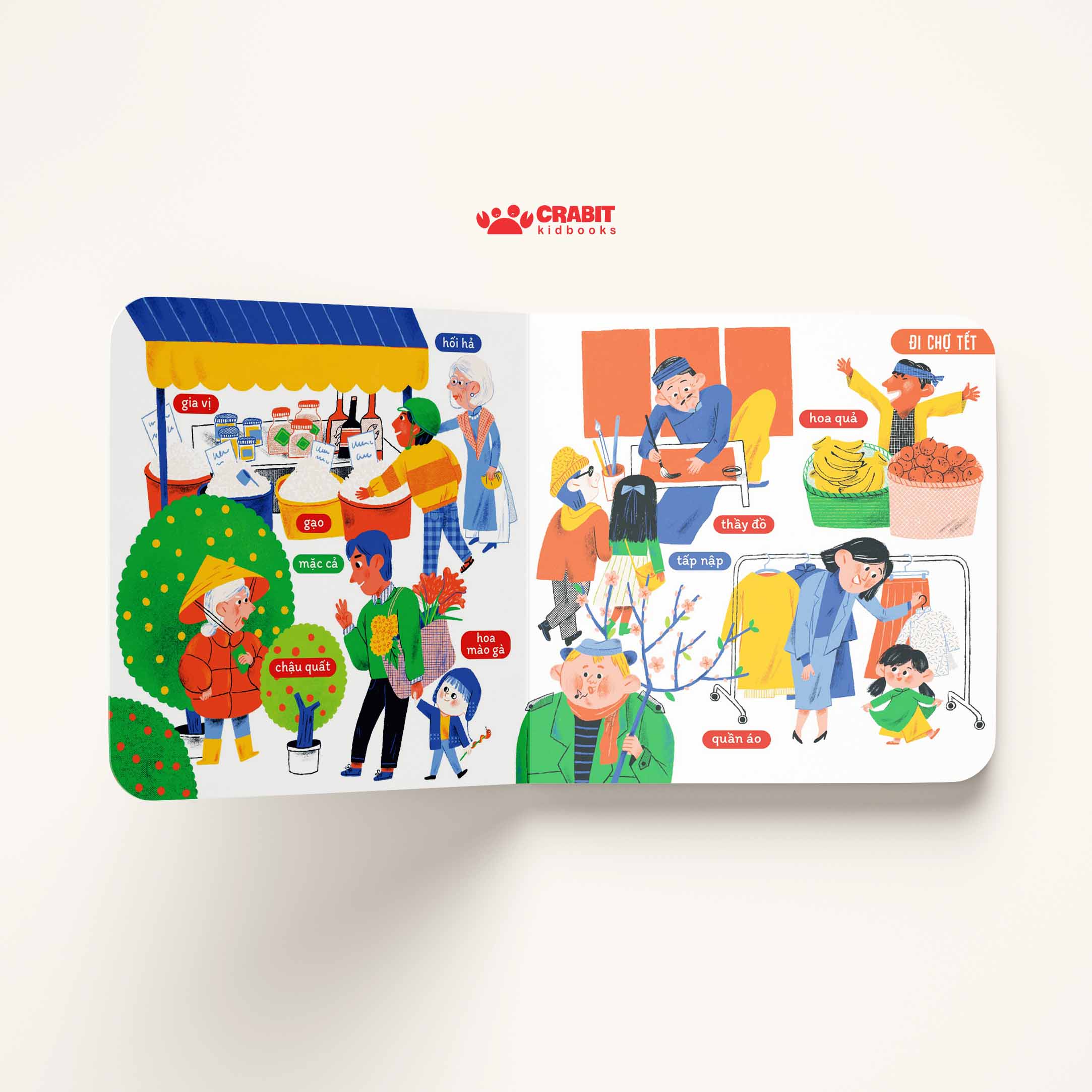 Combo sách kèm merch - Tết là nhất - 100 từ vựng đầu đời