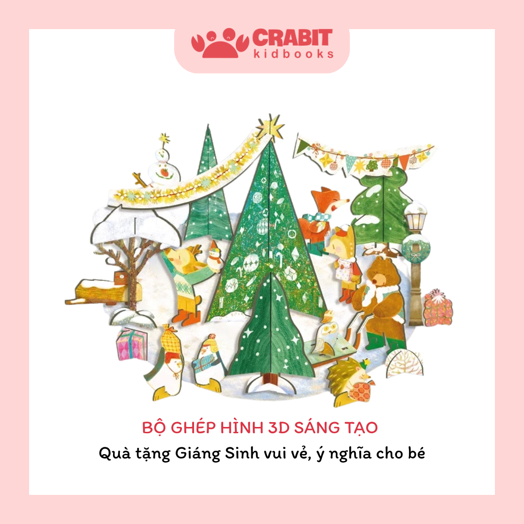 Đêm Giáng Sinh lung linh - Bộ Ghép Hình 3D