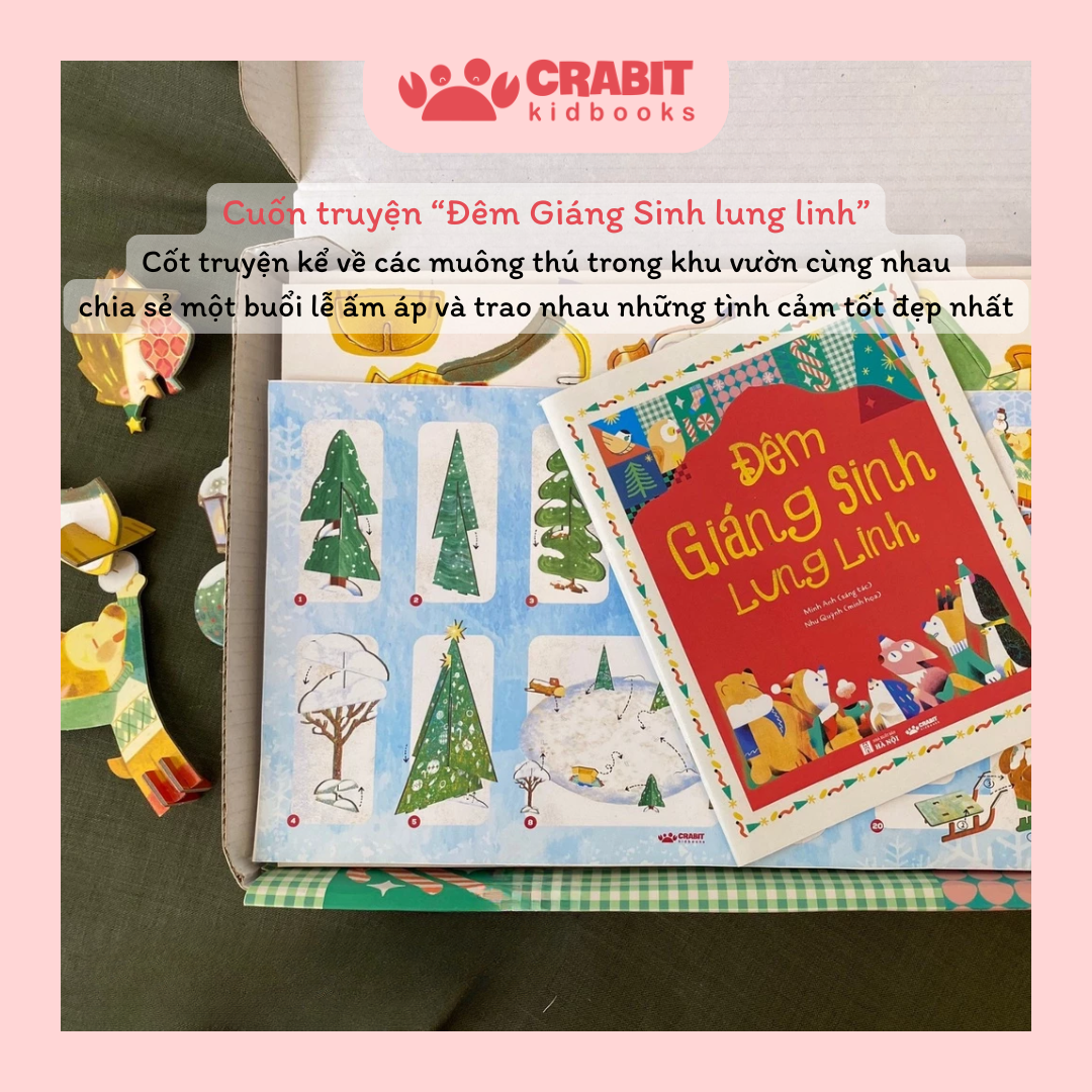 Đêm Giáng Sinh lung linh - Bộ Ghép Hình 3D