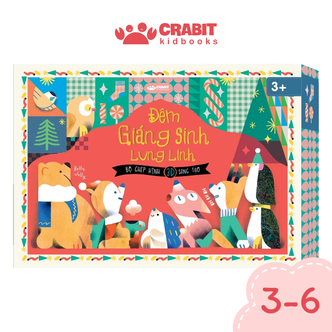 Đêm Giáng Sinh lung linh - Bộ Ghép Hình 3D