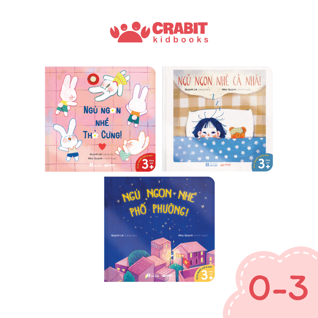 Đi ngủ nào, bé ngoan ơi - Bộ 03 cuốn - Sách kỹ năng