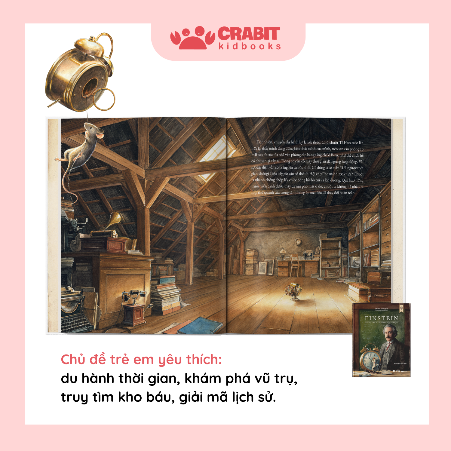 Hội chuột thiên tài - Bộ truyện ứng dụng phương pháp giáo dục tiên tiến hàng đầu STEAM - Bộ 4 cuốn