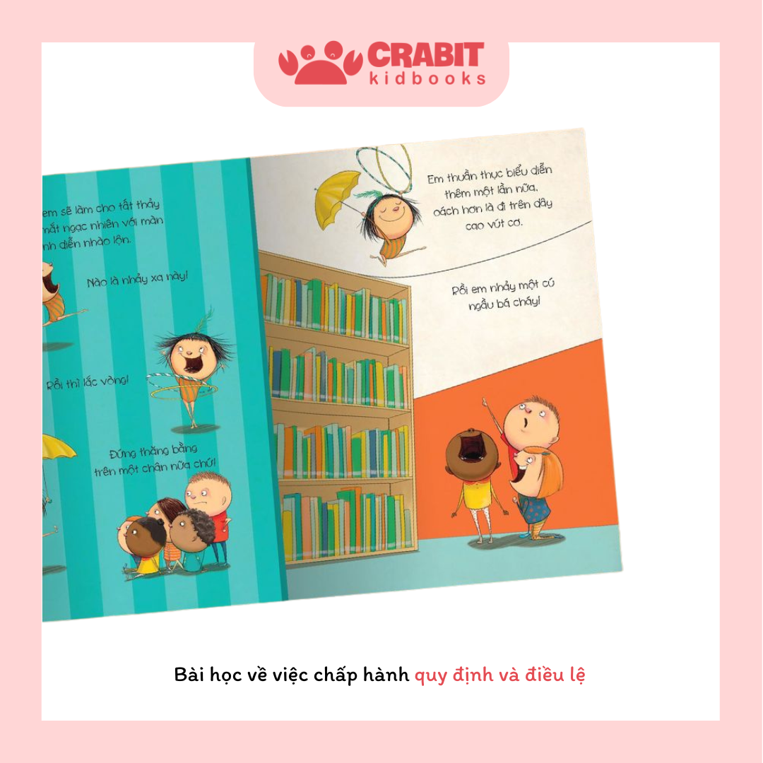 Em Định Mang Gánh Xiếc Đến Thư Viện À, Quên Đi!