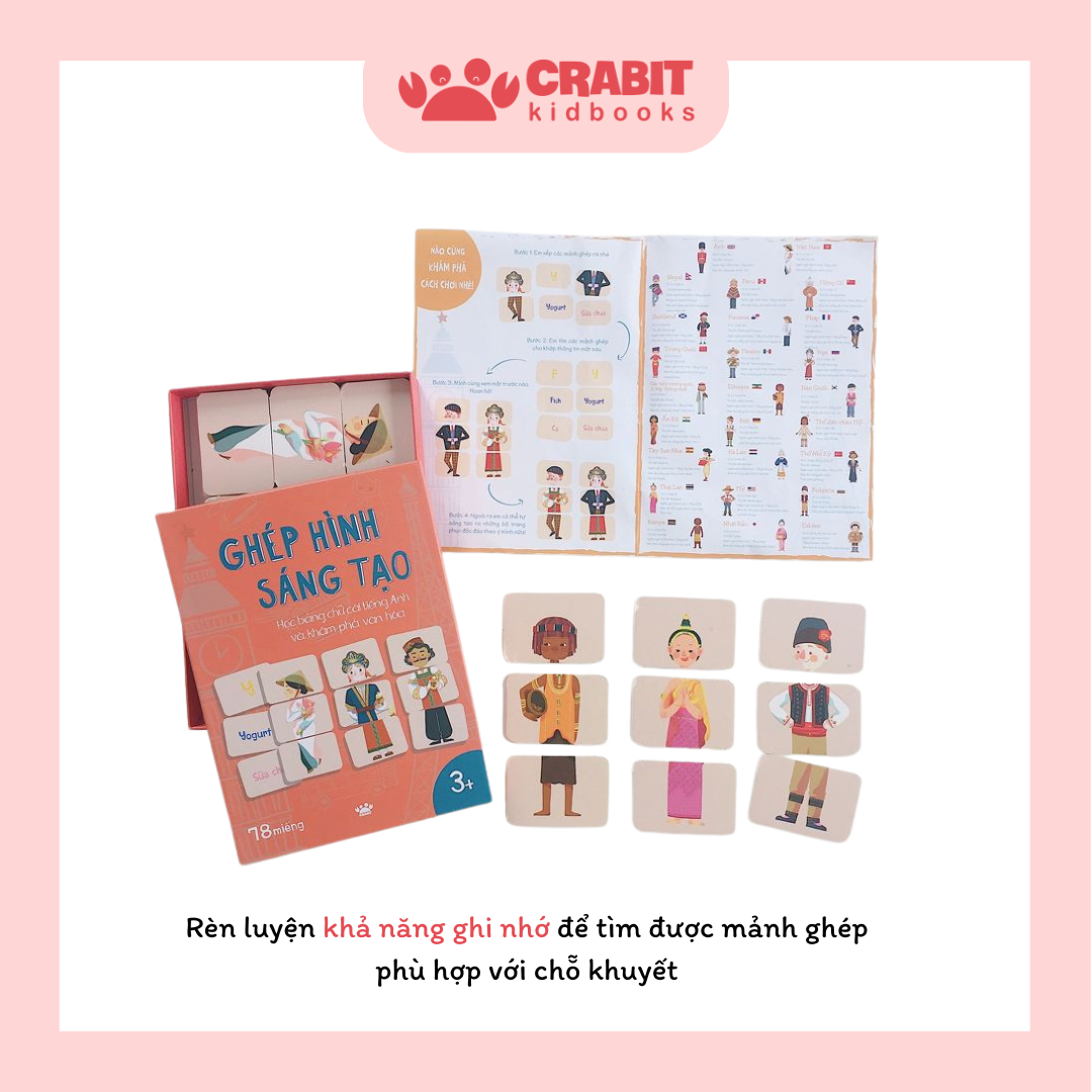 Ghép Hình Sáng Tạo - Học Bảng Chữ Cái Tiếng Anh và Khám Phá Văn Hóa