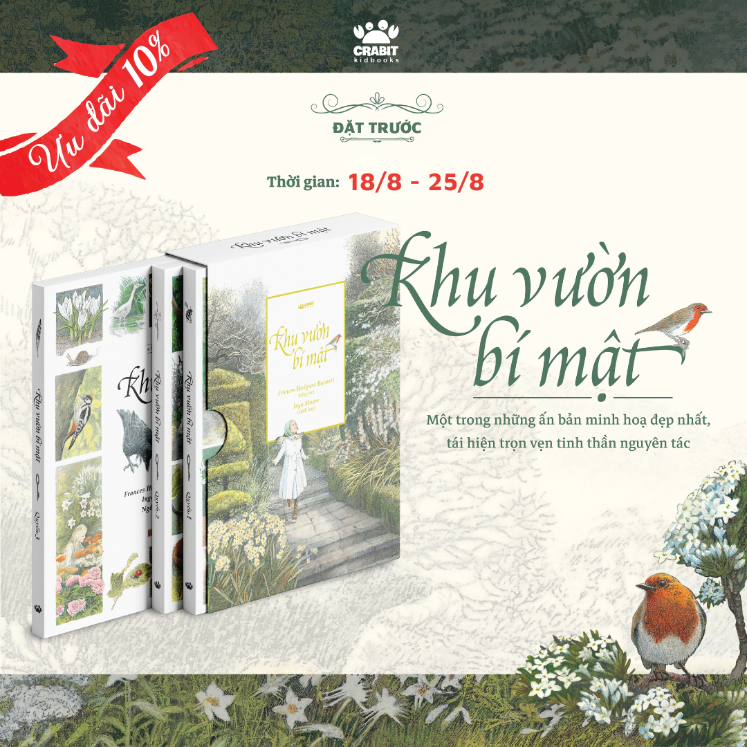 [Đặt Trước] KHU VƯỜN BÍ MẬT - Văn học kinh điển cho thiếu nhi