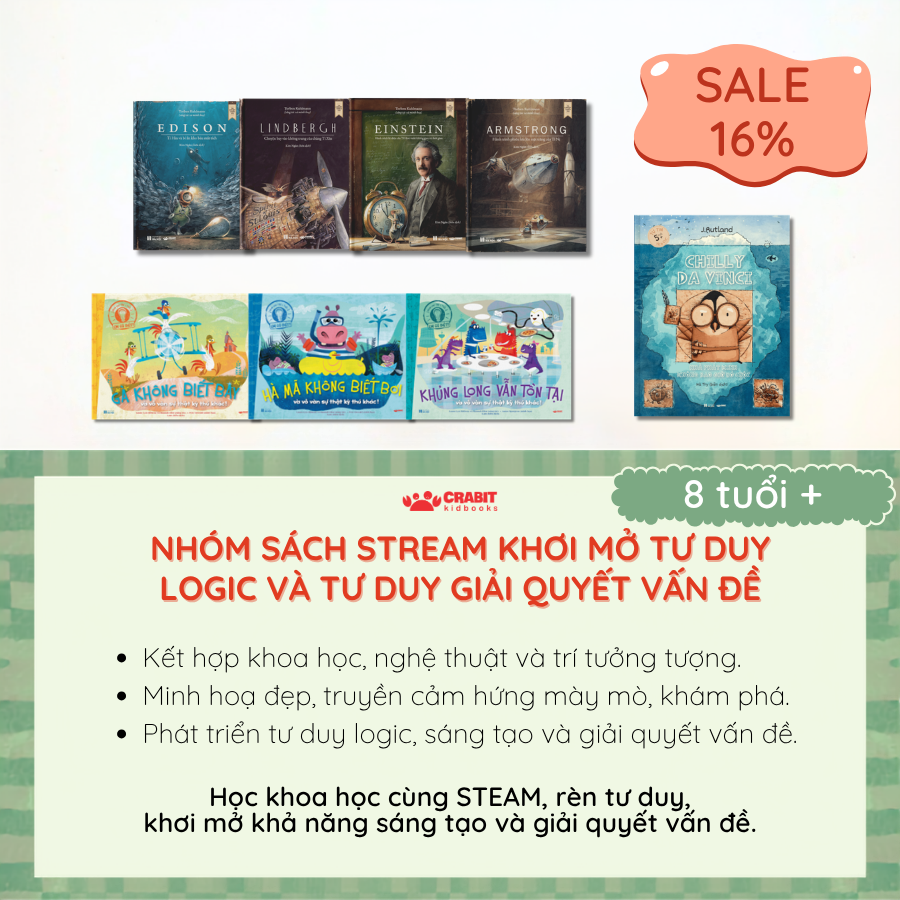 NHÓM SÁCH STREAM KHƠI MỞ TƯ DUY LOGIC VÀ TƯ DUY GIẢI QUYẾT VẤN ĐỀ