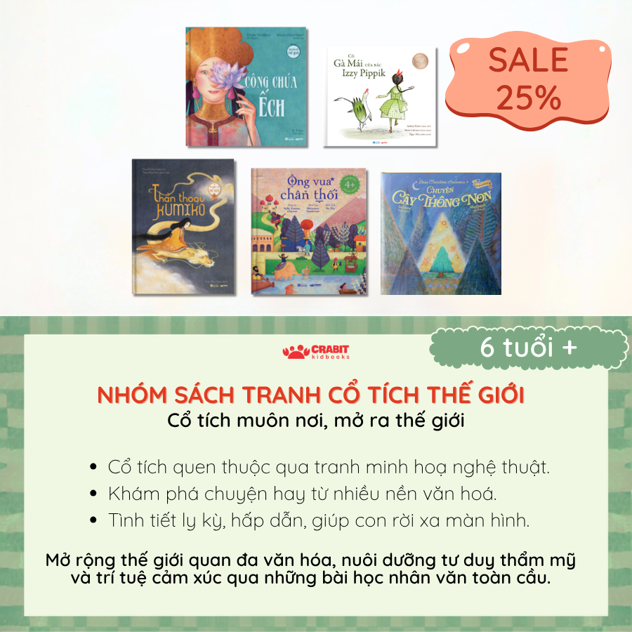 NHÓM SÁCH TRANH CỔ TÍCH THẾ GIỚI