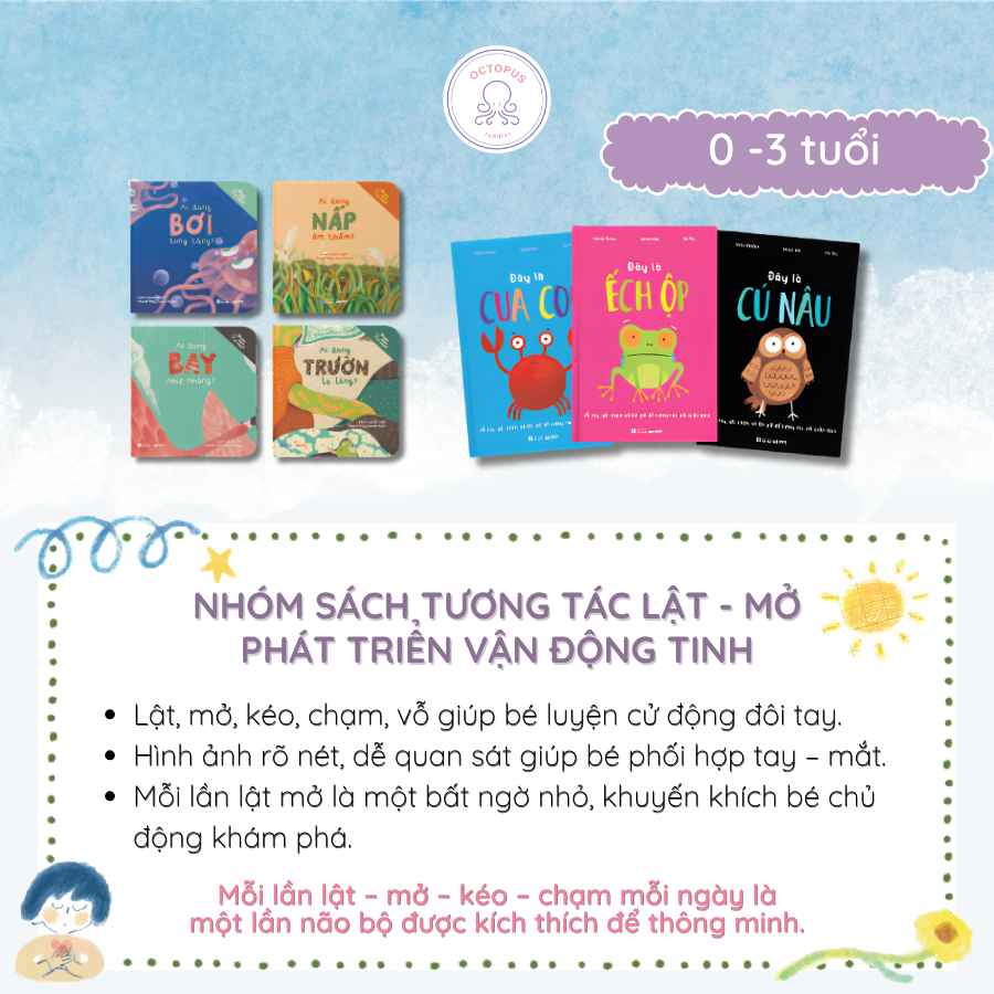NHÓM SÁCH TƯƠNG TÁC LẬT - MỞ PHÁT TRIỂN VẬN ĐỘNG TINH