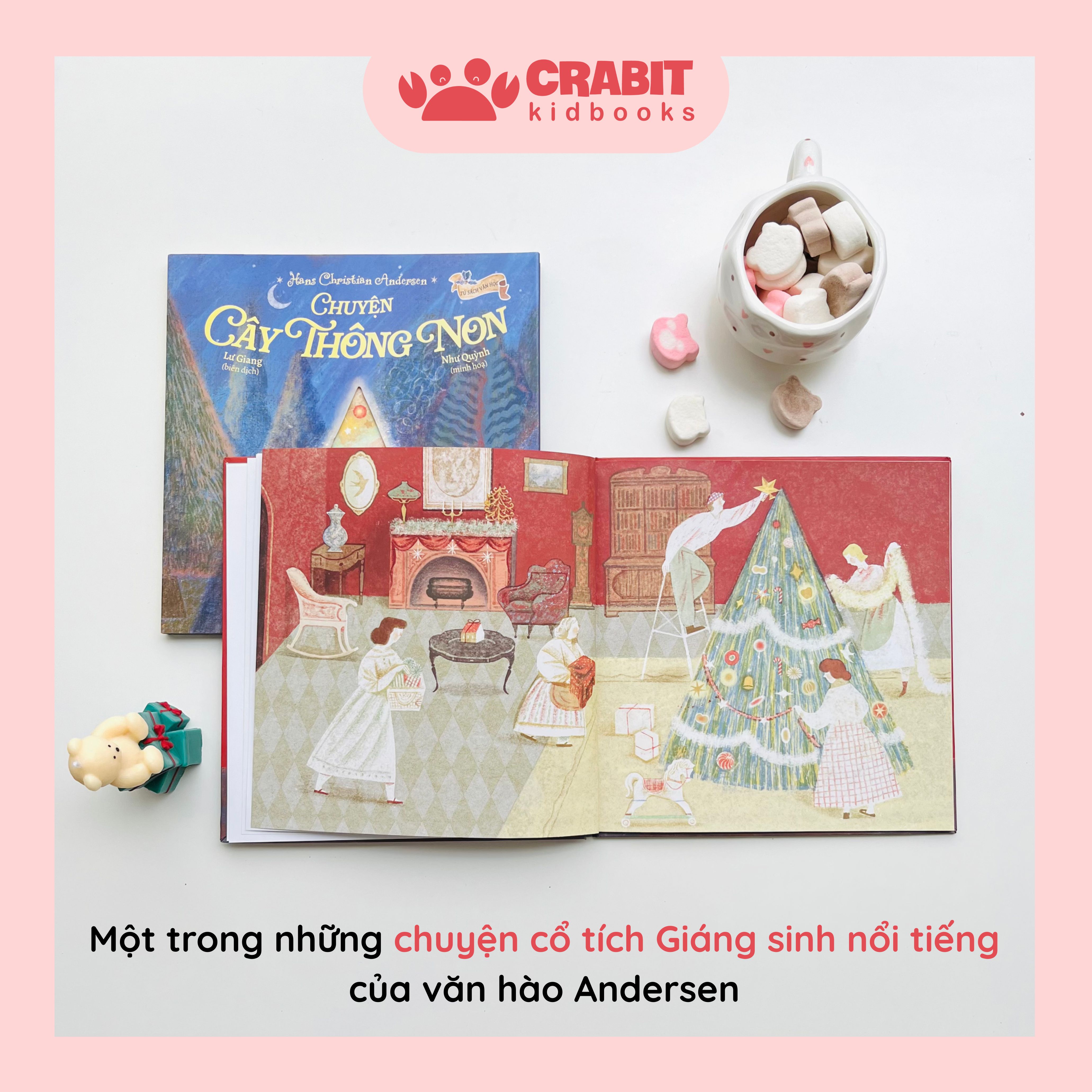 [HOT🔥] Set Hộp Quà Lắp Ghép Cây Thông và Truyện Giáng Sinh Đặc Sắc