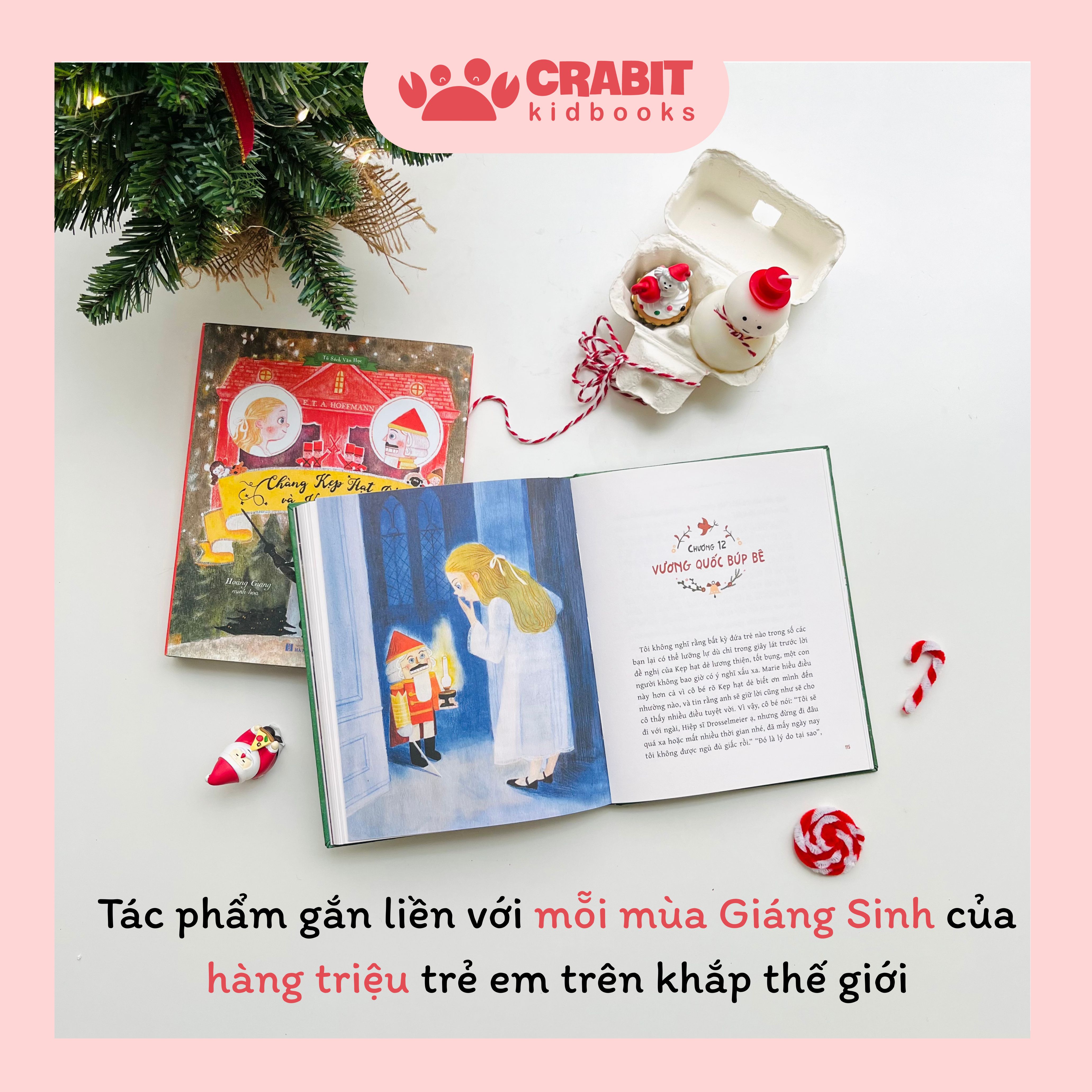 [HOT🔥] Set Hộp Quà Lắp Ghép Cây Thông và Truyện Giáng Sinh Đặc Sắc