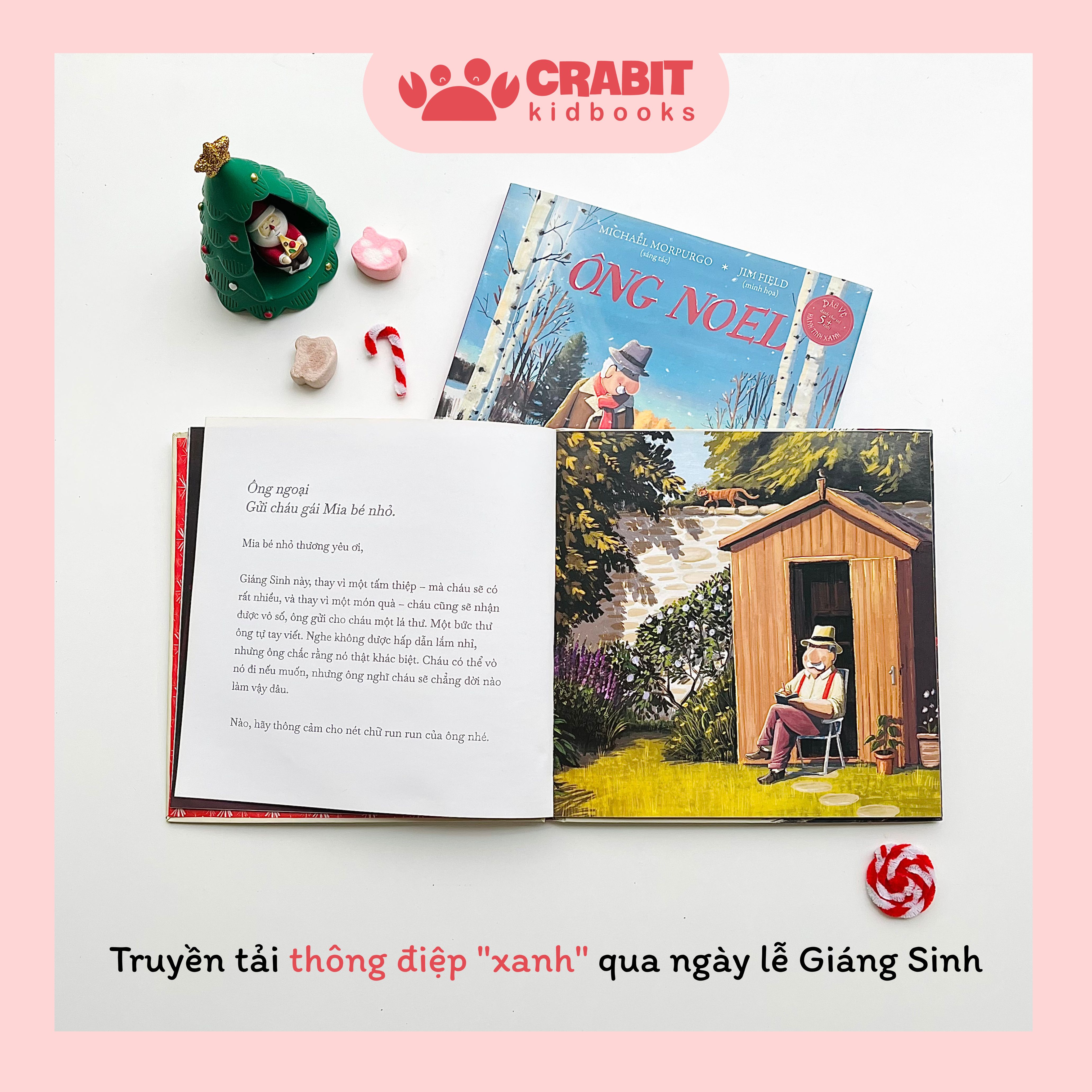 [HOT🔥] Set Hộp Quà Lắp Ghép Cây Thông và Truyện Giáng Sinh Đặc Sắc