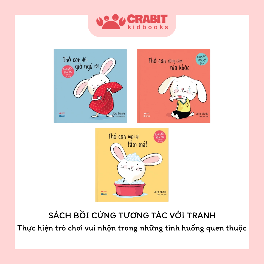 Thỏ con tương tác, sáng tạo - Bộ sách tương tác