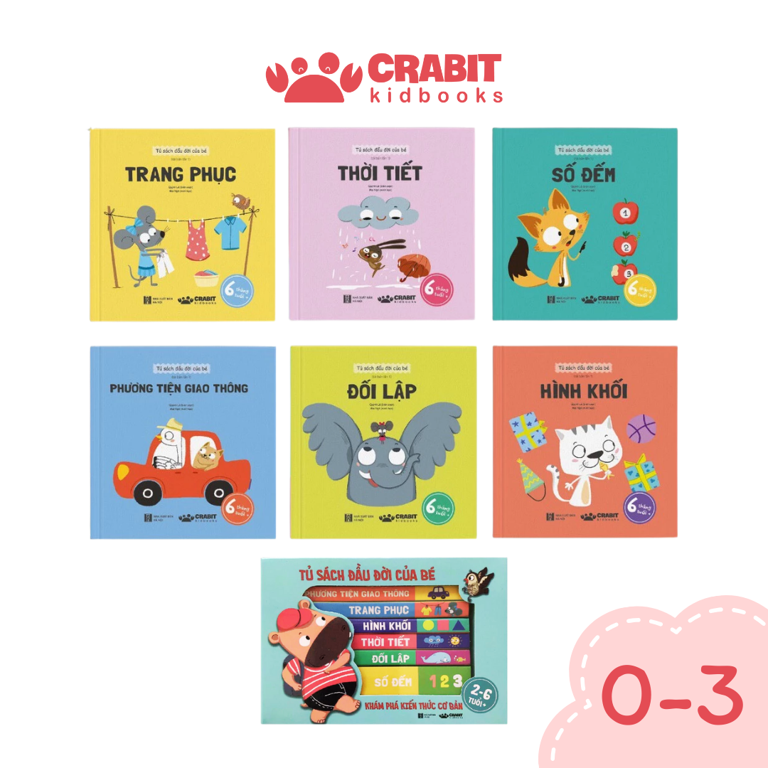 Tủ Sách Đầu Đời Của Bé - Khám Phá Kiến Thức Cơ Bản - Bộ 06 cuốn