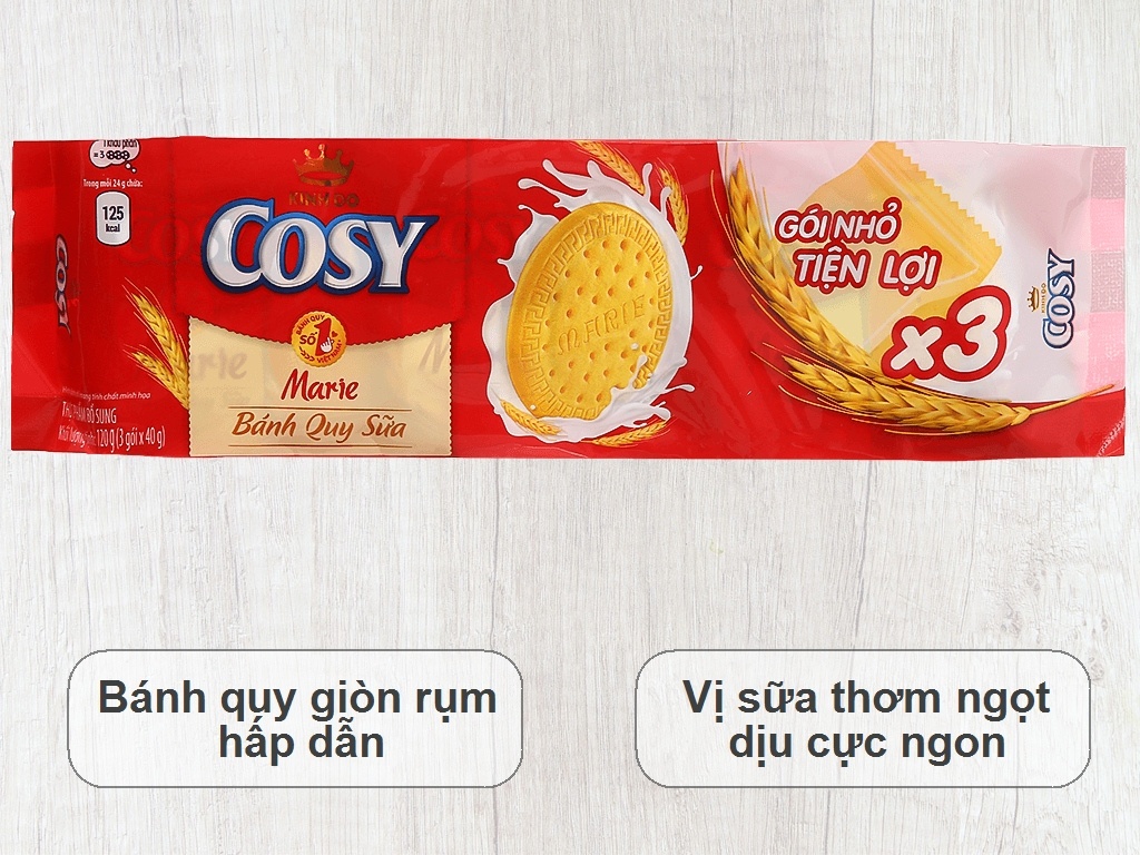 Bánh Quy Cosy Marie - 120g (3packx40g)