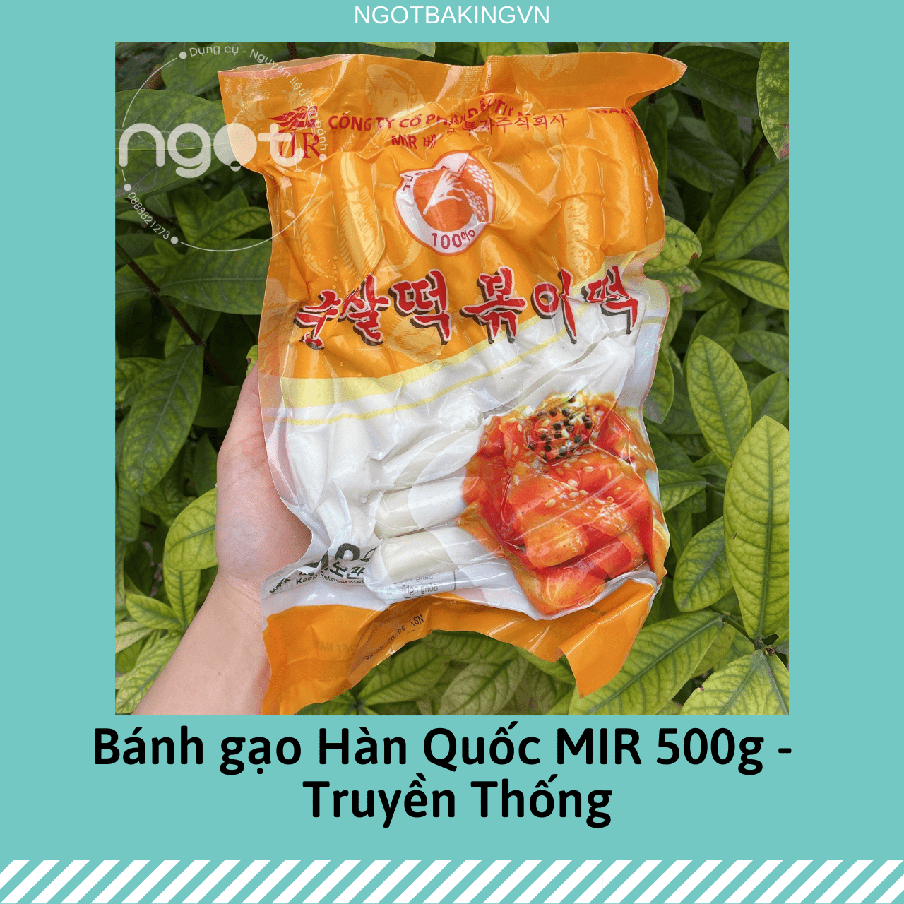 Bánh gạo Hàn Quốc vị truyền thống 500 gram