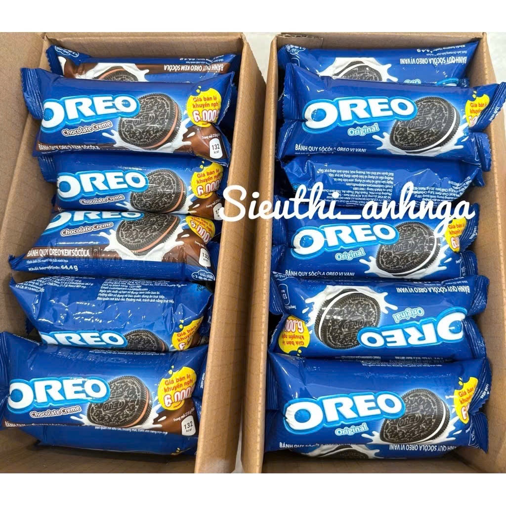 Bánh quy Oreo 61,25g - vị Socola