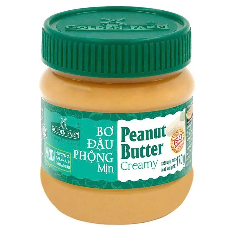 Bơ đậu phộng mịn Golden Farm 170g