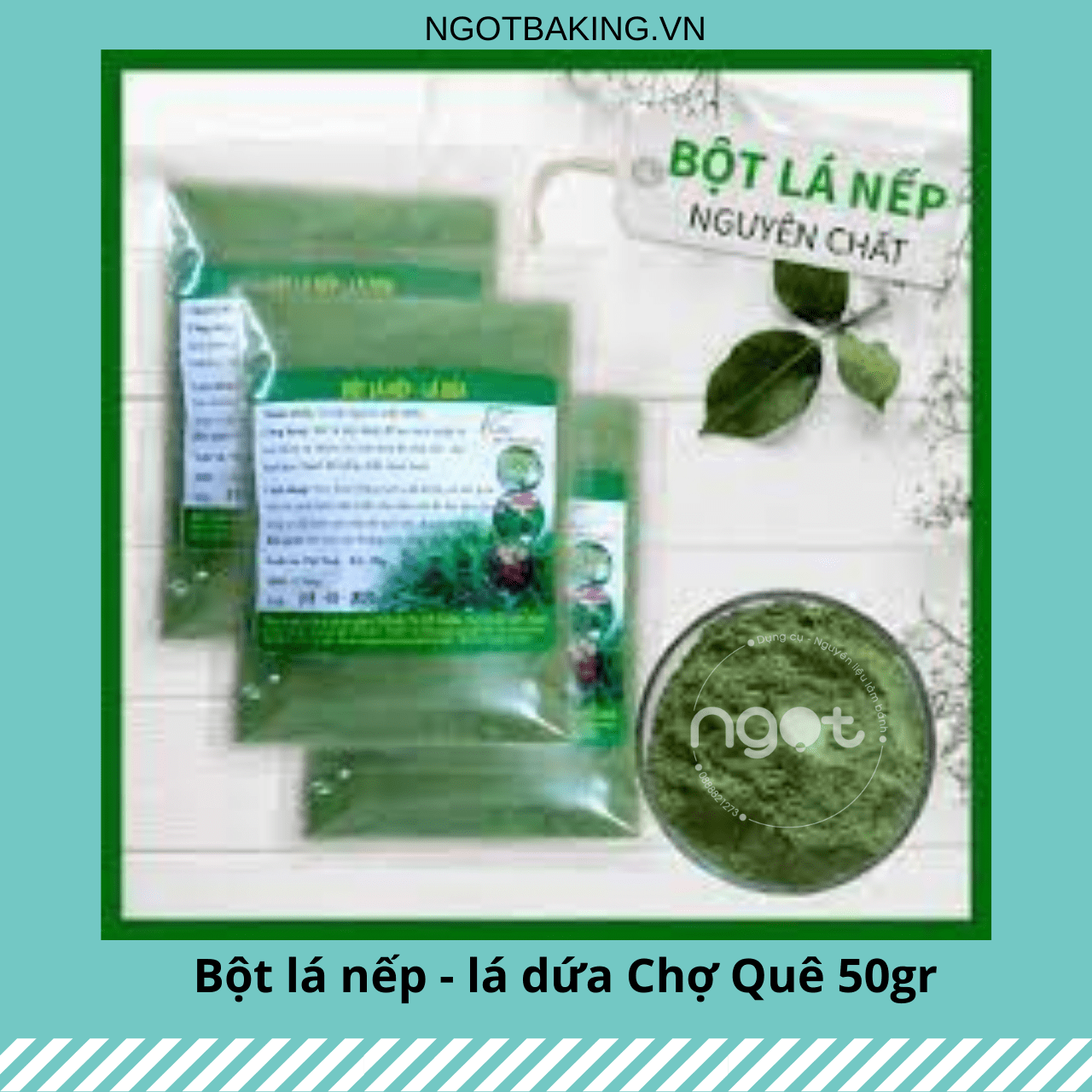 Bột lá nếp Chợ Quê 50 gram