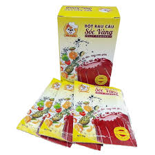Bột rau câu sóc vàng - Hộp 10 gói