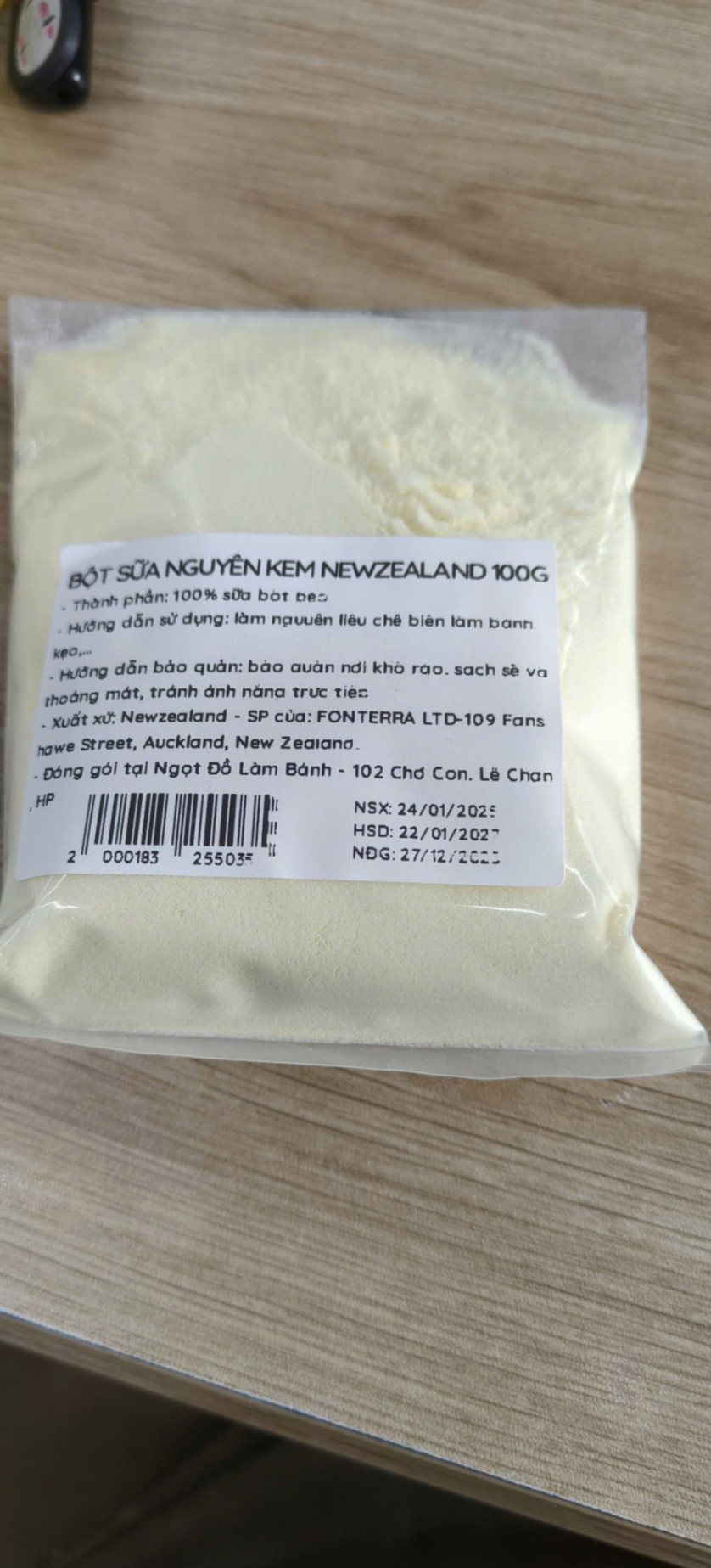 Bột sữa nguyên kem New Zealand