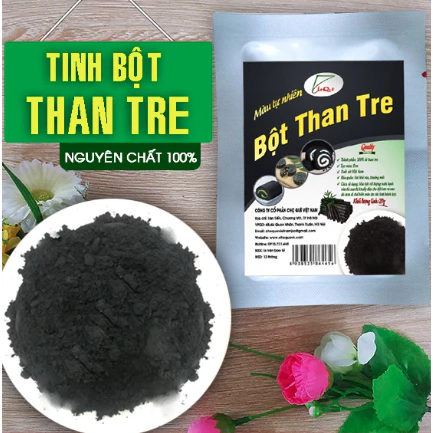 Bột than tre Chợ Quê 50g