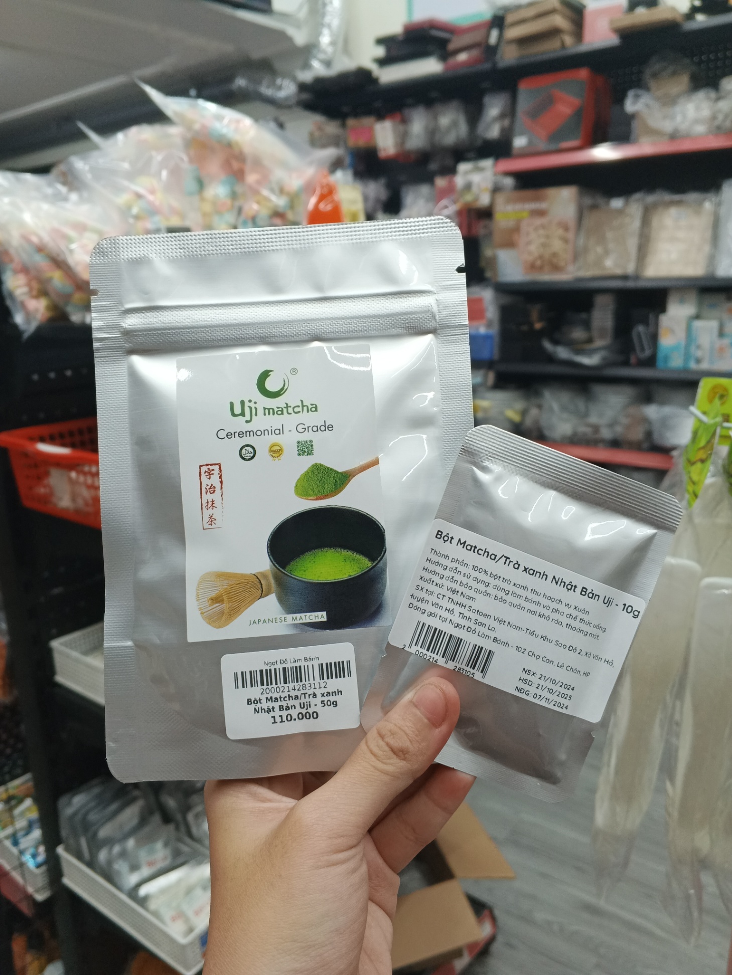Bột trà xanh Uji Matcha Ceremonial Grade