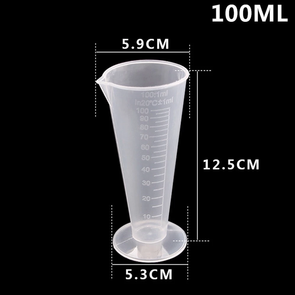 Ca đong nhựa không có tay cầm 100ml