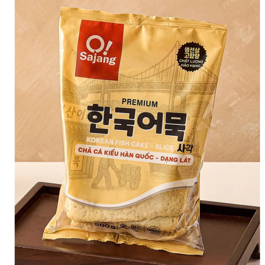 Chả cá Hàn Quốc dạng lát 500g