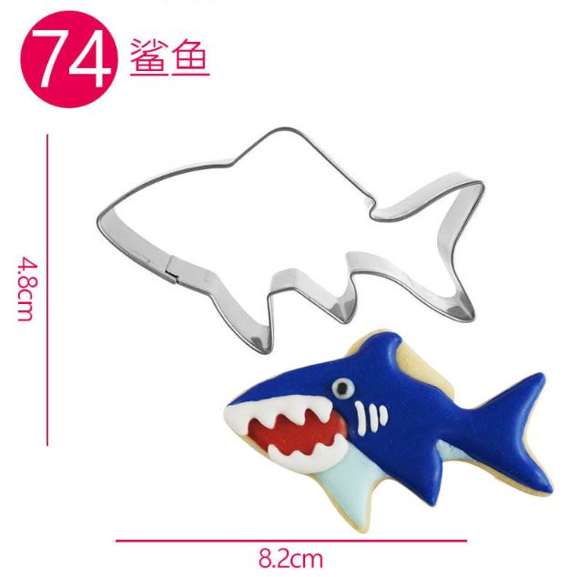Cookie cutter hình - cá mập 74