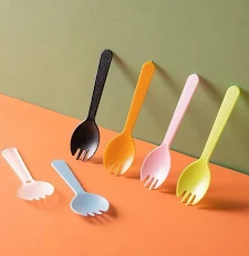 Dĩa nhựa 11.5cm (màu ngẫu nhiên) - cái