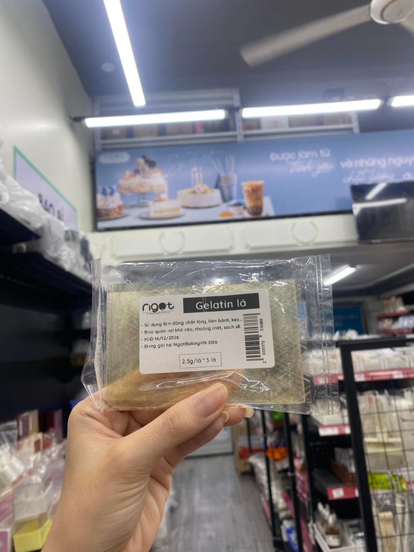 Gelatin lá bạc HolaMart