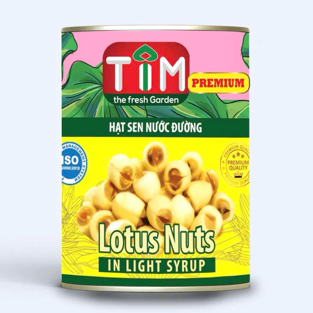 Hạt sen ngâm TIM lon 560g