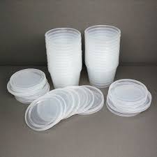 Hộp Flan tròn - set 50c