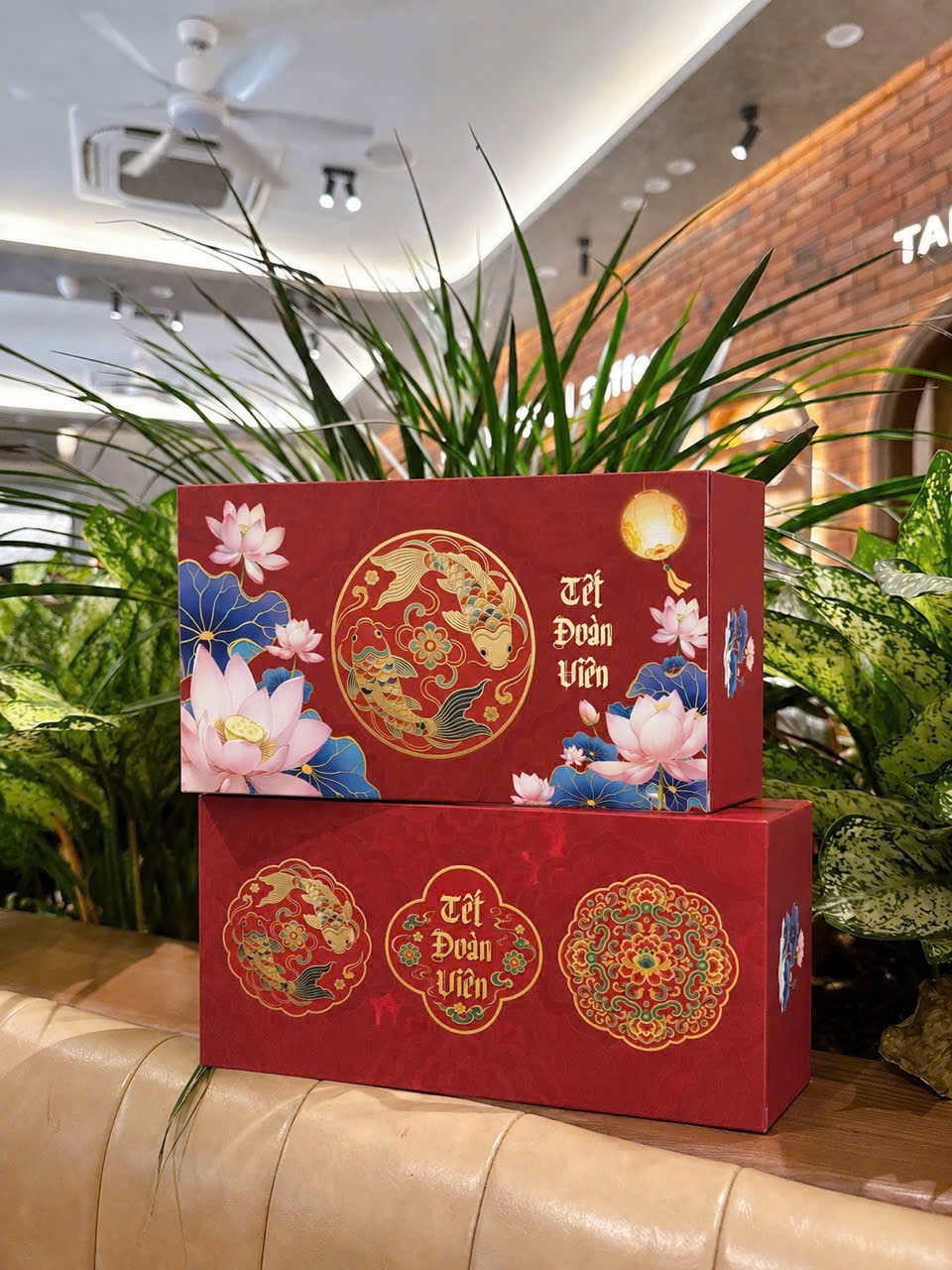 Hộp Trung Thu 2B Cá Chép (1 Hộp + 2 Dây đỏ) - 1c