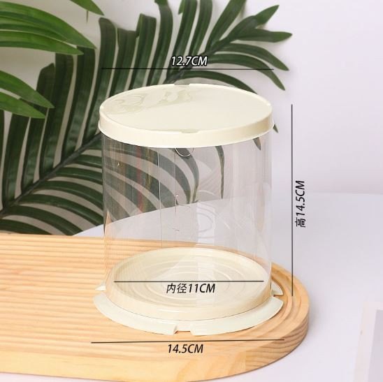 Hộp bánh trụ tròn 4inch (HT)GY664 - 10 cái