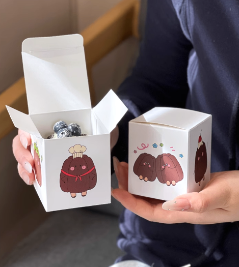 Hộp đựng bánh Canelé - hộp 1 bánh