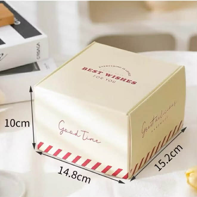 Hộp giấy vuông Best Wishes - 14*15*10