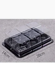 Hộp nhựa đế đen 6 bánh FG332 (cọc 97-100c)